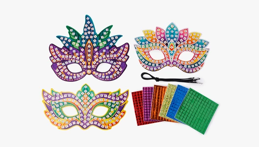 Маски - аппликации "Карнавал", 3 шт.