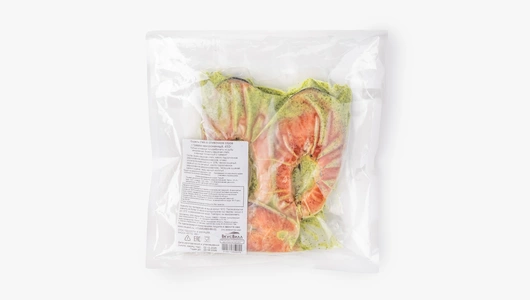 Форель стейк в&nbsp;сливочном соусе с&nbsp;травами зам., 450 г