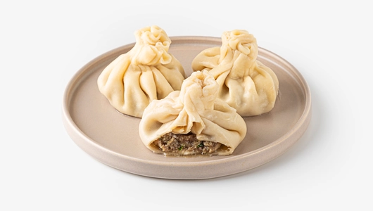 Хинкали с говядиной и свининой