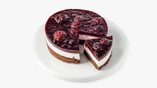 Торт "Лесные ягоды" со сливочно-сырным муссом зам.