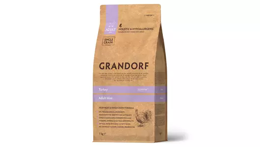 GRANDORF Mini Adult Turkey Корм сух.индейка д/собак мелких пород 1кг