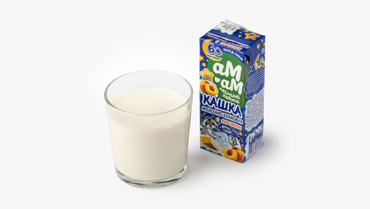 Кашка детская молочно-злаковая с&nbsp;персиком