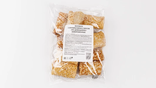 Блинчики мини с мясом "По-домашнему", зам.