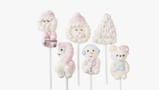 Маршмеллоу на палочке "Новогодняя коллекция", 1 шт.