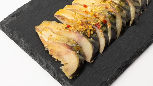 Скумбрия атлантич. холодного копчения филе-ломтики с&nbsp;пряностями, 100 г