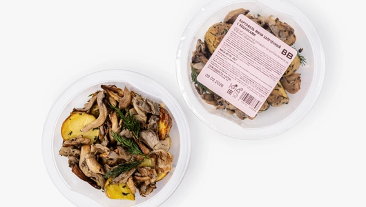 Картофель мини запеченный с&nbsp;вешенками