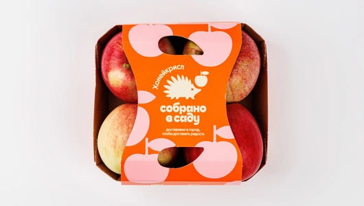 Яблоко медовый хруст, 4 шт