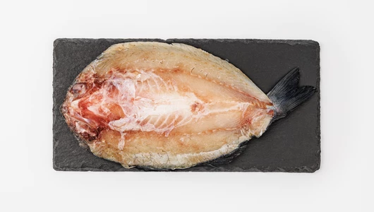 Сибас потрошеный без чешуи (бабочка) зам., 150 г