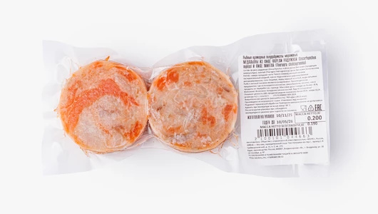 Медальоны из форели и минтая зам., 200 г