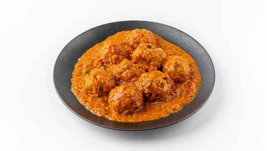 Семейная порция ежиков "по-домашнему" в томатно - сливочном соусе (8 шт)