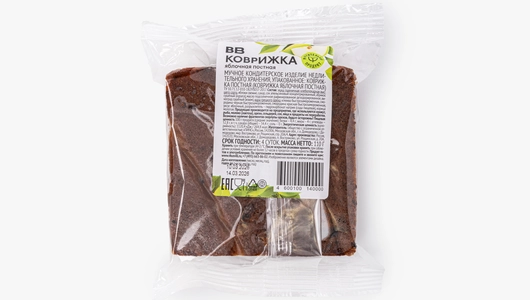 Коврижка яблочная постная, кафе