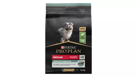 PRO PLAN Sensitive Digestion Medium Puppy Корм сух.ягн.д/щенков средних пород 3кг
