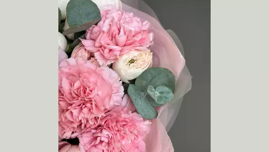 Дуо мэнсфилд и&nbsp;гвоздика FMART by flowwow