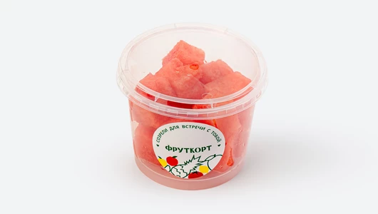 Арбуз кубики, 150 г (Фруткорт)