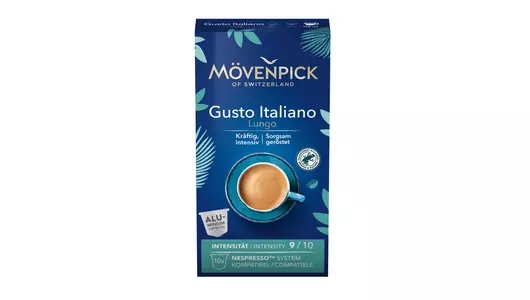 Кофе в&nbsp;капсулах Movenpick Gusto Italiano Lungo ALU 10 шт