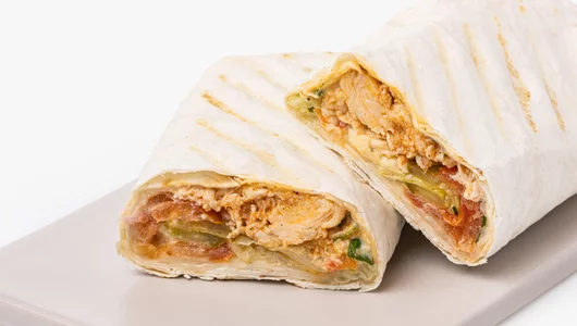 Шаурма с&nbsp;курицей на&nbsp;гриле по-домашнему, кафе