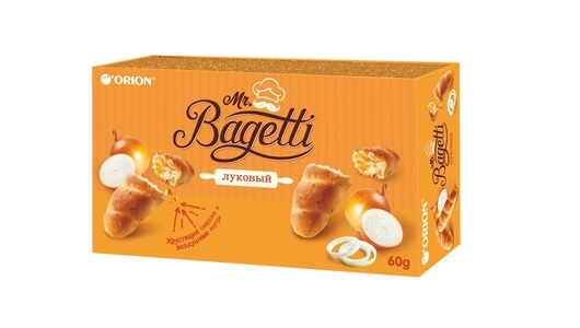 Печенье Orion Mr.Bagetti затяжное Луковый 60 г