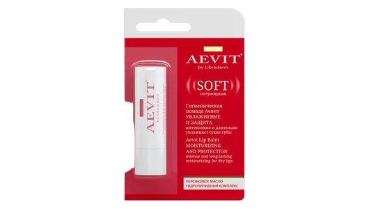 Гигиеническая помада увлажнение и защита АЕВИТ LIBREDERM, 4 гр