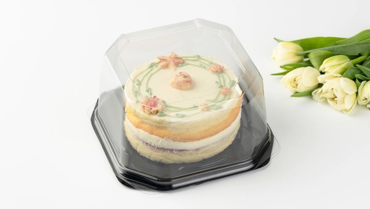 Торт японский "Кастелла" малиновый