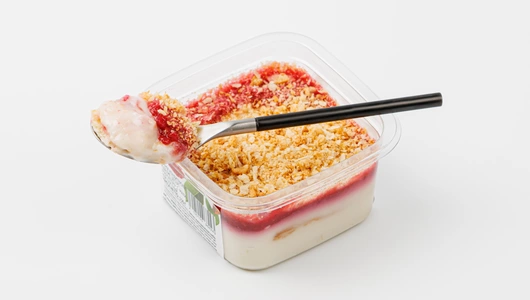 Десерт "Наполеон" с малиной, постный Десерт "Наполеон" с малиной, постный