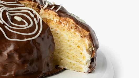 Торт бисквитный "Большая черепаха" со cметанным кремом