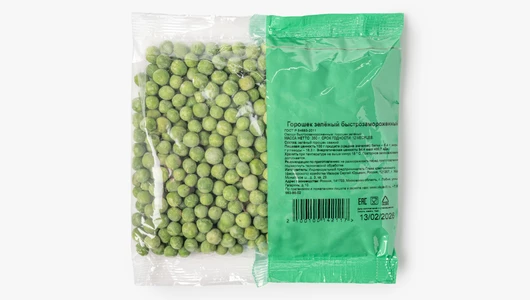 Горошек зеленый, замороженный