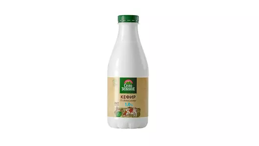 Кефир Село Зеленое 1% 930 мл
