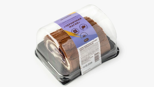 Рулет шоколадный "Черничная магия"