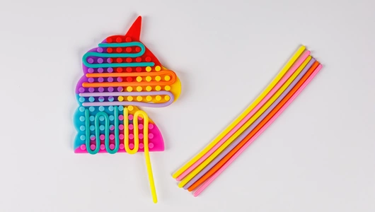 Игровой набор "Головоломки соломинки" Игровой набор "Головоломки соломинки"