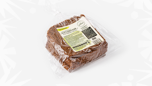 Изделие х/б "Бородинский" бездрожжевой нарезка, 270 г