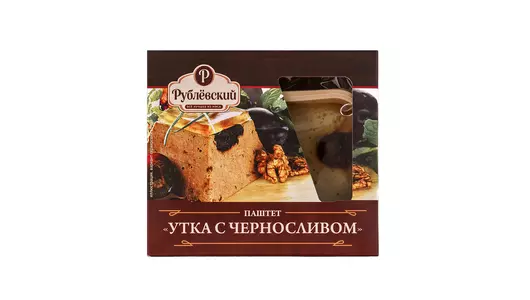Паштет Рублевский мясной деликатесный Утка с черносливом 200 г