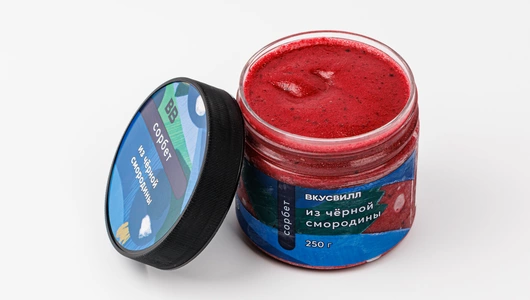Сорбет из черной смородины, 250 г Сорбет из черной смородины, 250 г