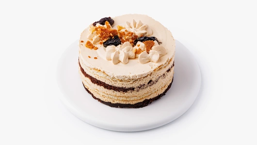 Торт "Рикейк" с черносливом и грецким орехом
