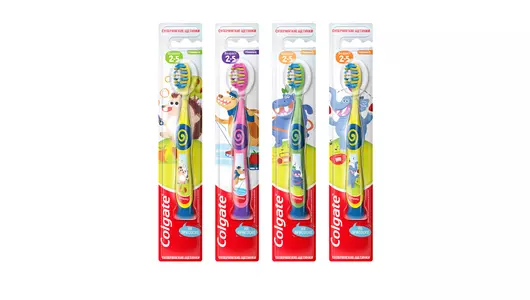 Зубная щетка детская Colgate 2-5 лет мягкая щетина в ассортименте