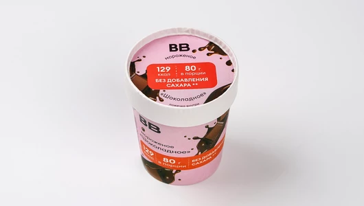 Мороженое "Шоколадное" без добавления сахара