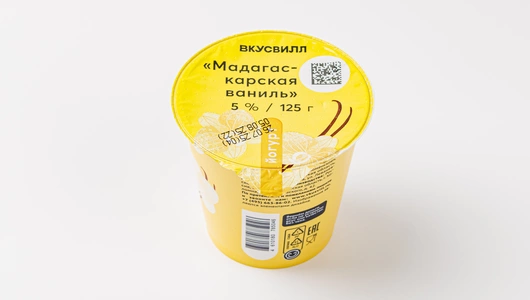 Йогурт "Мадагаскарская ваниль" 5%
