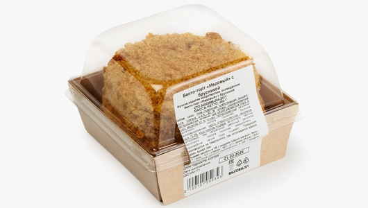 Бенто-торт "Медовый" с&nbsp;брусникой