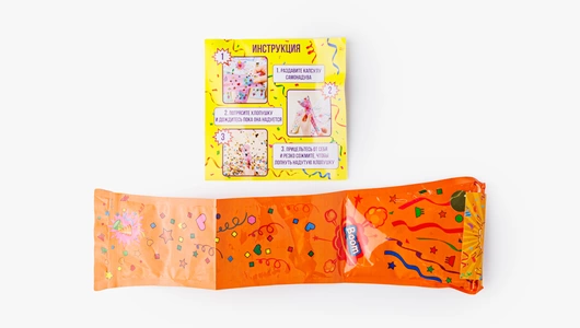 Хлопушка надувная Конфетти