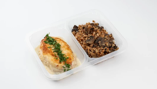 Куриная зраза с&nbsp;гречневой кашей и&nbsp;грибами