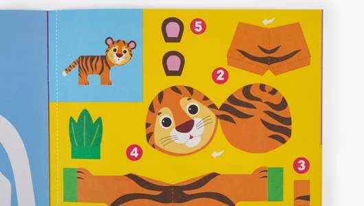 Аппликации объемные "Джунгли"