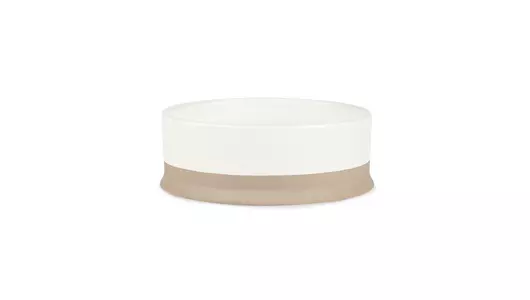 SCRUFFS Миска керамическая для собак и кошек "Scandi", кремовая, 16х16х5см, 500мл (Великобритания)