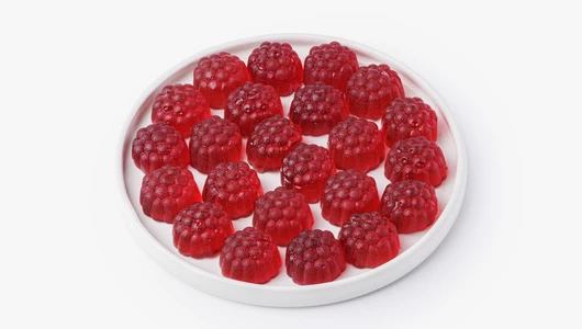 Мармелад жевательный "Малиновый" с соком, веган