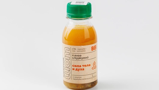 Напиток-шот с алоэ и куркумой, 100 мл Напиток-шот с алоэ и куркумой, 100 мл