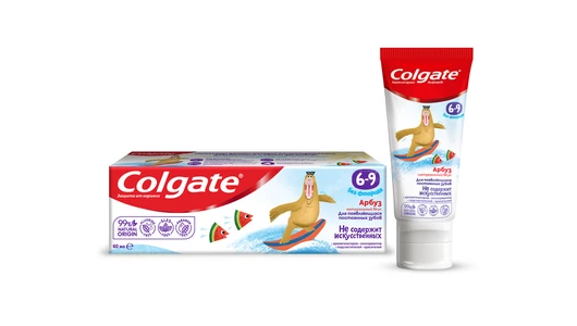 Зубная паста детская Colgate со вкусом арбуза без фторида 6-9 лет 60&nbsp;мл