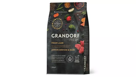 GRANDORF Fresh Med&Maxi Junior Lamb&Potato Корм сух.ягненок,батат д/юниор.сред/круп.пор.10кг