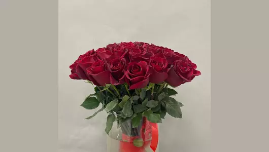 51 красная роза FMART by flowwow