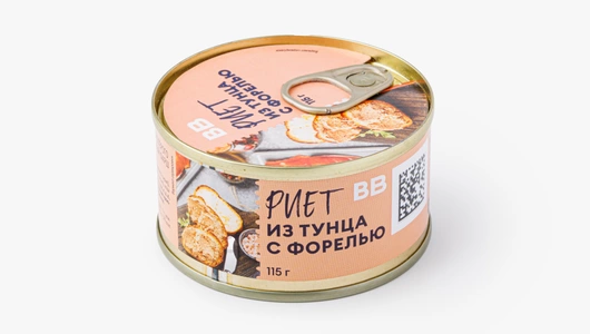 Риет из тунца с форелью, 115 г