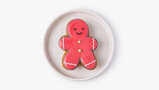 Пряник-мини имбирный "С новым годом", кафе