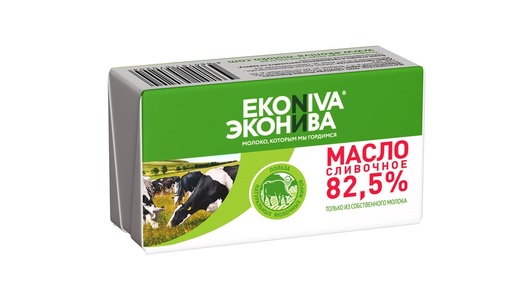 Масло сливочное ЭкоНива 82,5% 180 г