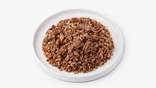 Гречка с тушенкой из говядины